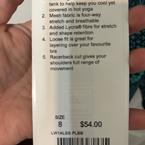 Lululemon 105 Singlet - Picture 3 of 5